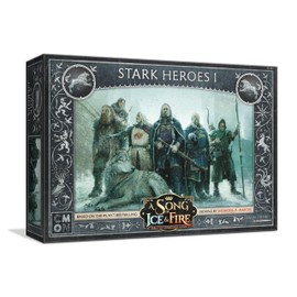 CMON A Song of Ice and Fire Tabletop Miniatures Game Stark Heroes I Set - Legendary Characters of House Stark! Strategy Game for Adults, Ages 14+, 2+ Players, 45-60 Minute Playtime, Made by CMON