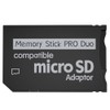 TECHZOCO Adapter für Micro-SD-Karte auf Memory Stick, kompatibel mit Micro