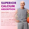 2 Pack Calcium Citrate Gummies 1000mg w/Vitamin D3, High Absorption
