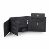 VOGELMANN Men's Leather Wallet, Men's Leather Wallet, Leather Wallet, black,