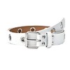 BSJIA Womens Mens Rivet Grommet Punk Belt Goth Dance for