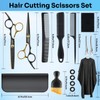 Hair Cutting Scissors Shears Kits, 15 Pcs Professional Hairdressing Scissors