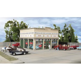 Walthers Trainline HO Scale Wallschlager Motors Building, 8
