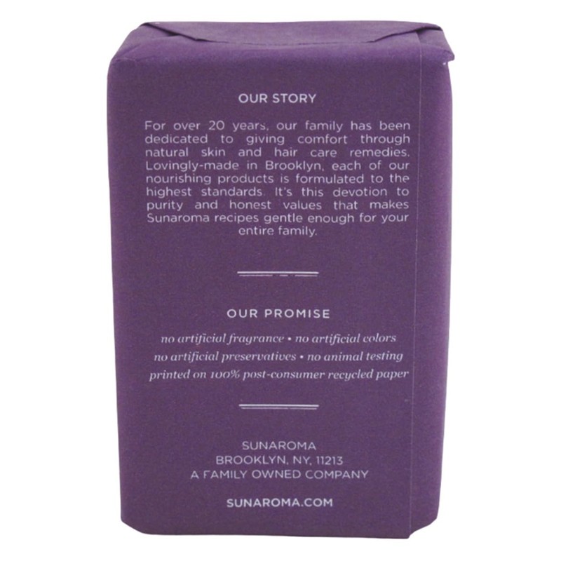 Sunaroma Soap Bar Lavender Shea + Vitamin E Oil 8