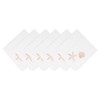 C&F Home Sandy Coast Starfish & Shell Cloth Napkins Set
