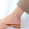 Daisy Flower Anklet for Women Girls Titanium Stainless Steel Little