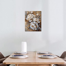 TFIAVSIN Paint by Numbers Flowers, Abstract Paint by Number for Adults, Adult Paint by Number Kits on Canvas Drawing Paintwork with Paintbrushes, Paint by Numbers Art Crafts 16"x20"(Frameless)