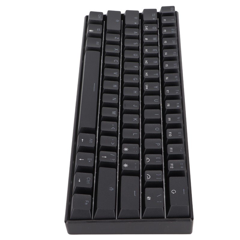 Mechanical Keyboard 61 Keys Three Modes Support Wireless Portable Ergonomic