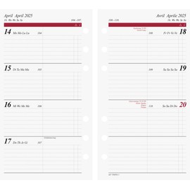 rido/idé Weekly Calendar Timing 2 (2025), 2 Pages = 1 Week, 93 × 172 mm, 128 Pages