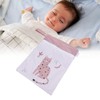 2pcs Hanging Diaper Bag Waterproof Double Pockets Zipper Closure Baby