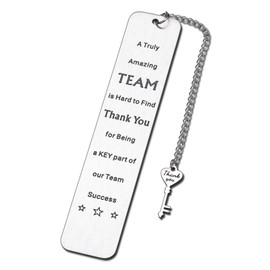 Team Gifts for Employee Appreciation Gifts Bookmark Thank You Gifts Bosses Day Gifts for Women Men The Office Gifts for Coworkers Boss Lady Leader Teachers Nurse Group Work Gifts Farewell Christmas