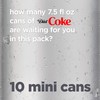 Diet Coke, 7.5 fl oz (pack of 10)