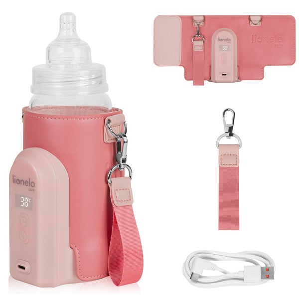 LIONELO Thermup Go Evo Portable Baby Bottle Warmer, Keeps Liquids