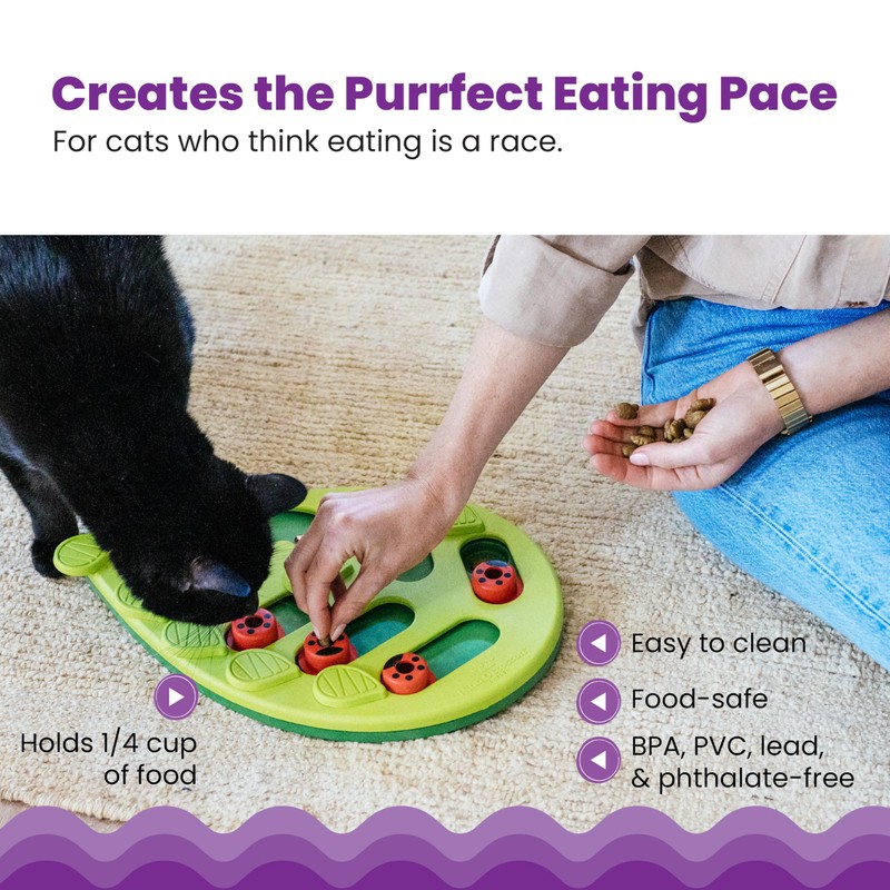 Catstages Buggin' Out Puzzle & Play, Interactive Treat Puzzle Cat