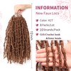 Crochet Faux Locs Crochet Hair Extensions for Black Women Butterfly