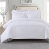 Royal Tradition 3pc Percale Duvet Cover Set (King/Calking, White) Adeline