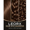 Leorx Dark Brown Hair Dye Shampoo 3 in 1, 15