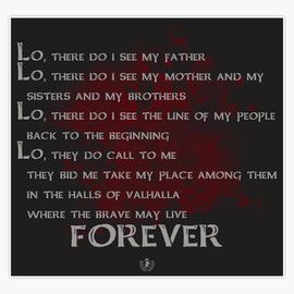 HOF Trading Viking Death Prayer Vinyl Sticker Waterproof Decal Laptop Wall Window Bumper Sticker 5 (HOF-VETERAN-STICKERS-6883)