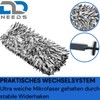 D2D Microfibre Brush Cover, Washable and Quick Replacement, Replacement Cover