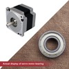 EMSea 4Pcs 6001ZZ Deep Groove Ball Bearing 12X28X8mm Bearings Steel