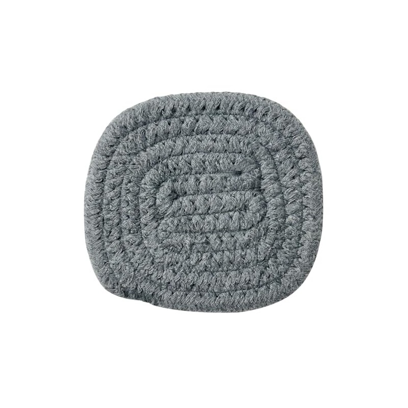 Drink Coasters, Handmade Woven Square Coaster for Coffee Tables, Kitchens,