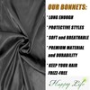 Wbfwbb Braid Bonnet for Sleeping, Wide Elastic Band Satin Hair