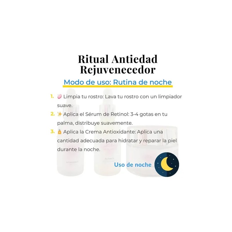 Kit Antiedad Y Rejuvenecedor Lilo Skincare Vitamina E