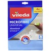 Vileda Universal Multi-Purpose Microfibre Cloth, 4er Packung