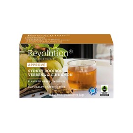 Revolution Rooibos Tea, Lemon Verbena & Cinnamon, Approve 1.1 oz (32 g) x 16 Bags