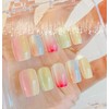 10pcs Rainbow Multicolor Press On Nails Gradient nails Acrylic Fake