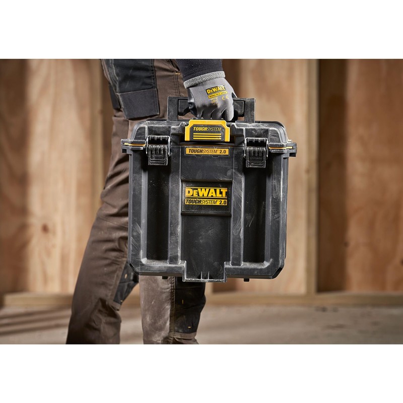 DEWALT TOUGHSYSTEM 2.0 Compact and Durable Deep Toolbox with Removable