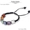 WULILONG 7 Chakra Crystal Bracelet Reiki Healing Crystal Gemstone Yoga