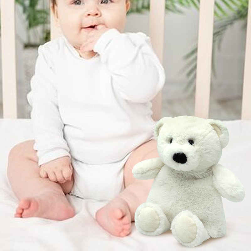 Daniel James Warm Hugs Microwaveable Plush Polar Bear - Heatable