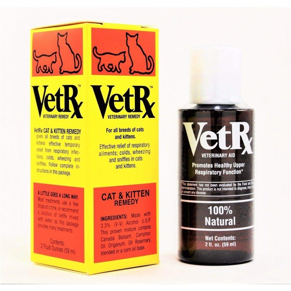VetRx Cat & Kitten Treatment for Sniffling Sneezing Nasal (2oz)