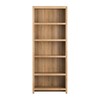 Prepac Moda 5-Tier Tall Wooden Bookcase, Oak Storage Cabinet, Display