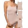 POMPEA 3 Pezzi Canotta Donna in Microfibra con Spalline Strette