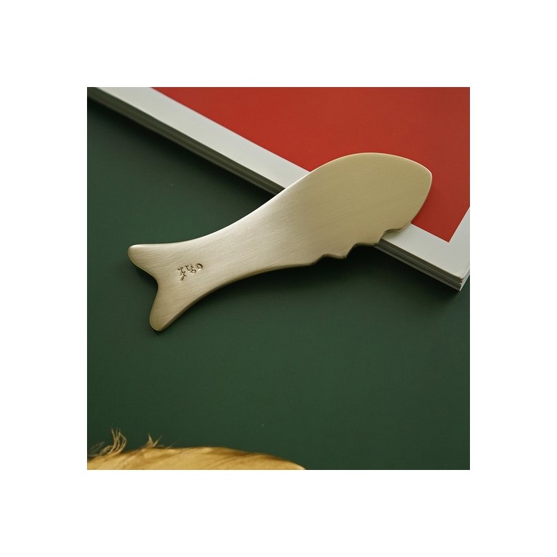 Notdam Bangjja Yugi Fish Gua Sha Massager / 놋담 방짜유기