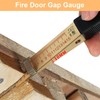 IUSOT Door Gap Measuring Tool, 1-15mm Fire Door Gap Gauge,