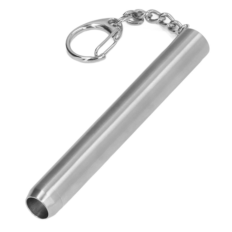 Mini LED Flashlight 500LM 304 Stainless Steel Portable with Snap