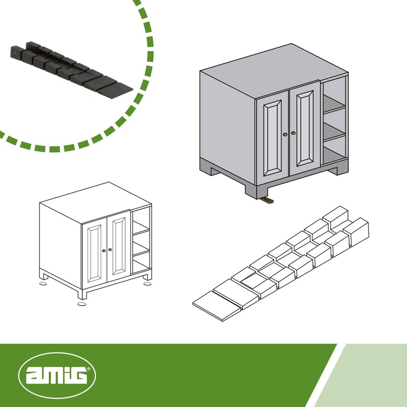 amig 23339 Mod.160 Bulldozer Wedge, Black/White