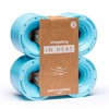 Orangatang in Heat 75mm 77a Downhill Longboard Skateboard Cruising Wheels