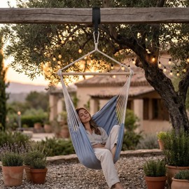 AMANKA 150 kg Hanging Chair Attachment 1 Strap 300 x 5 cm Tree Hanging Set Black
