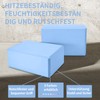 Light Blue Yoga Blocks, Yoga Blocks, 2 Pack, Sturdy Yoga