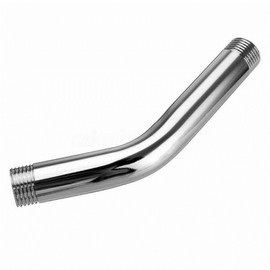Michear Curved Forward Overhead Shower Stainless Steel Universal Extra Hose Pipe for Shower Head and Hose Extension Arm Bath Accessory