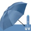 Merciband foldable rain & UV protection umbrella(blue) 2 in 1