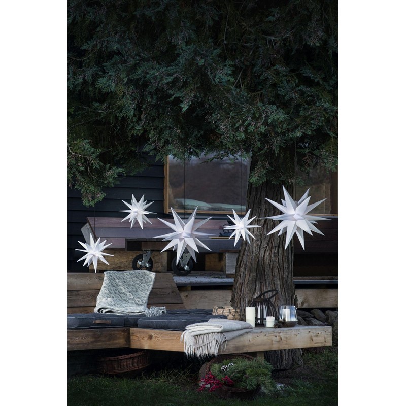 Novaliv Christmas Star Decorative Star 25 cm White Indoor and
