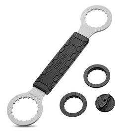 GEWAGE Bicycle Centre Lock Tool, Bicycle Bottom Bracket Key Compatible with Shimano Hollowtech II/BB9000, BBR60, M8000, Sram Dub, Truvativ GXP, FSA Mega EVO (16 Notches 44 & 49 mm)