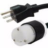 Iron Box NEMA 6-15P to L6-30R Plug Adapter - 15A/250V