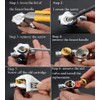 Huashan Replacement Brass Ceramic Disc Stem Cartridge Faucet Valve Quarter