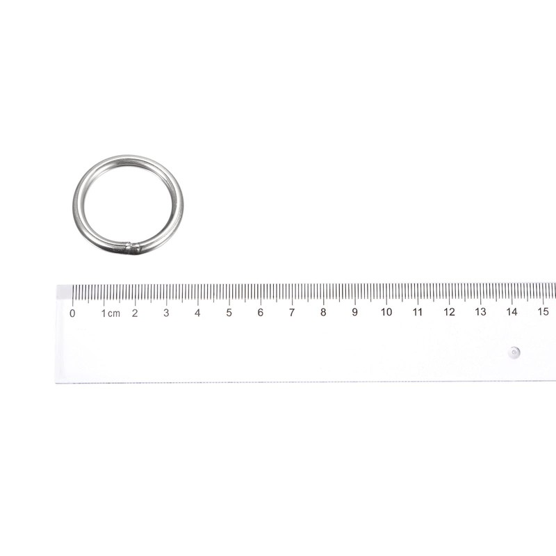 sourcing map 304 Stainless Steel O Rings, 12 Pieces 35